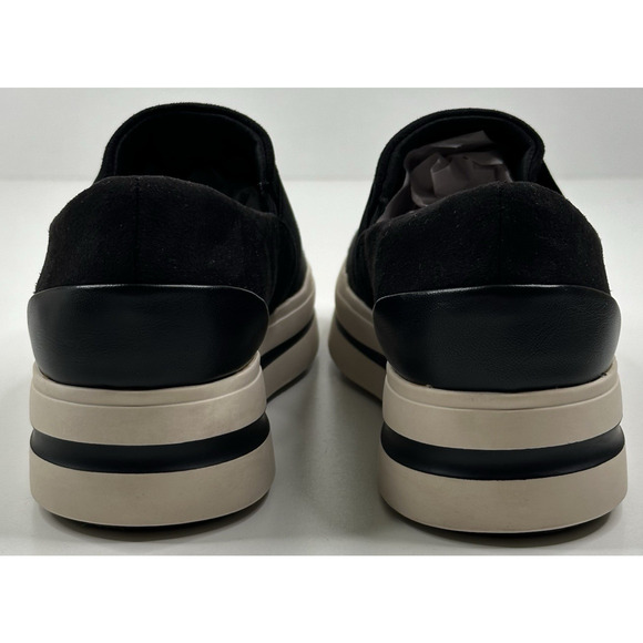 Clarks Audreigh Eve Platform Loafer Sneaker Faux Suede Womens 8.5W Wide New - Picture 4 of 9